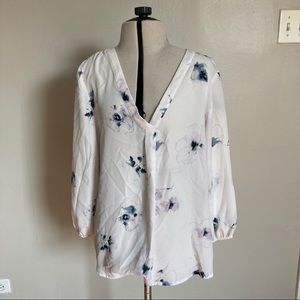 Floral Violet & Claire flowy top